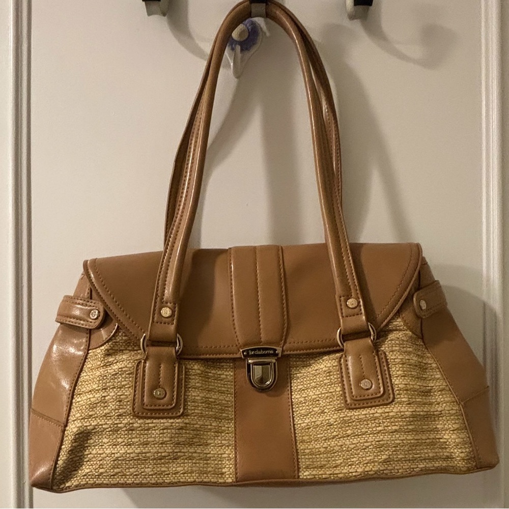 Beige Canvas Tote Bag